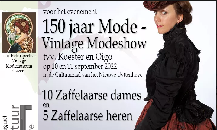 Vintage Modeshow t.v.v. OIGO @ Cultuurzaal Uyttenhove